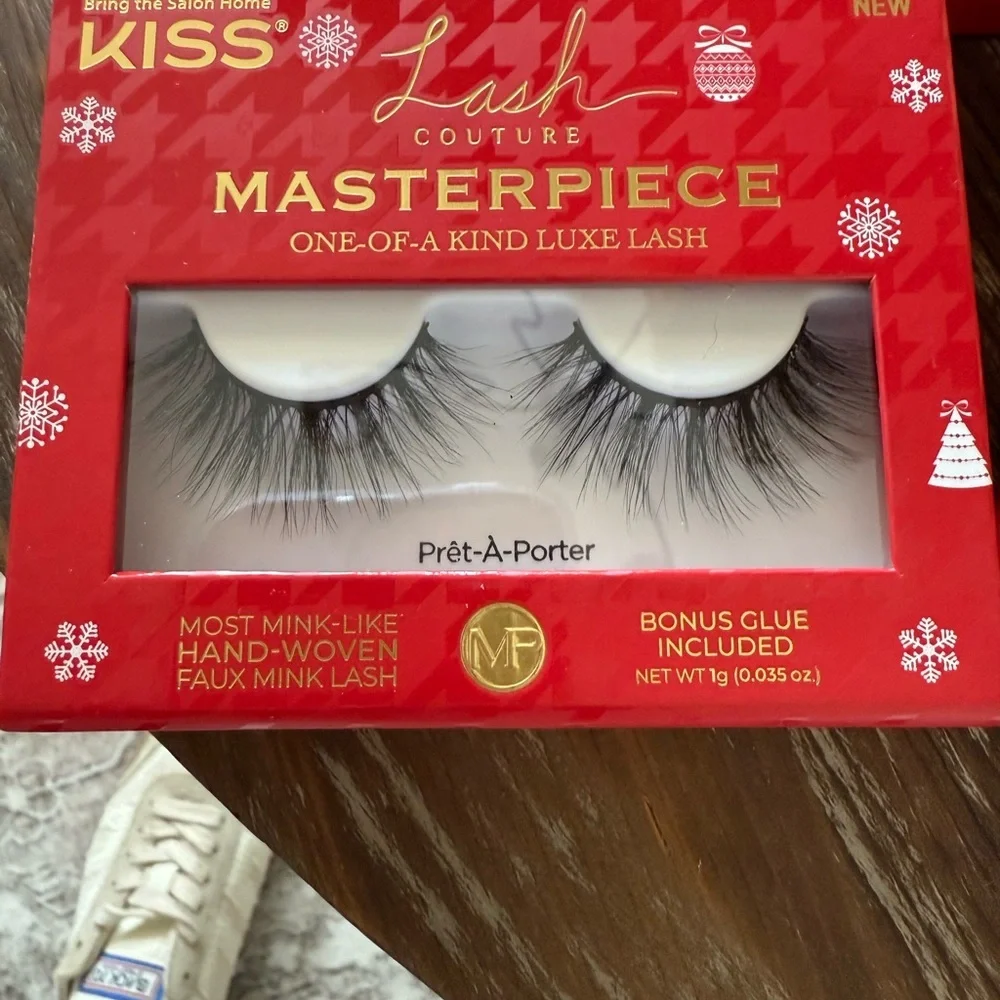 3 Kiss Lash Couture Masterpiece 12mm Black Lashes‎